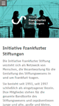 Mobile Screenshot of frankfurter-stiftungen.de
